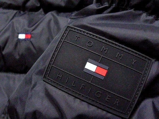 【大きい】2XL3XL日本サイズ位トミーヒルフィガーUSA限定ダウンジャケット黒