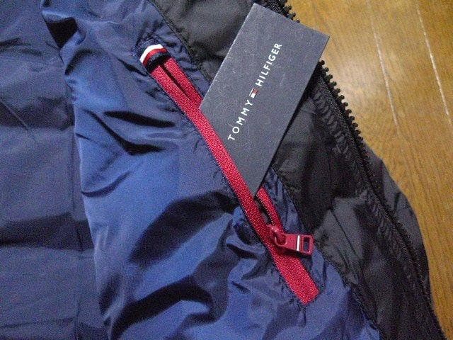 【大きい】2XL3XL日本サイズ位トミーヒルフィガーUSA限定ダウンジャケット黒