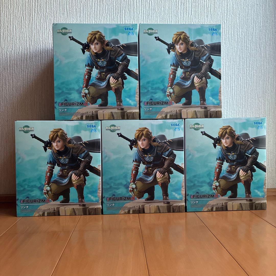 ゼルダの伝説「FiGURiZMα リンク」5体セット未開封品