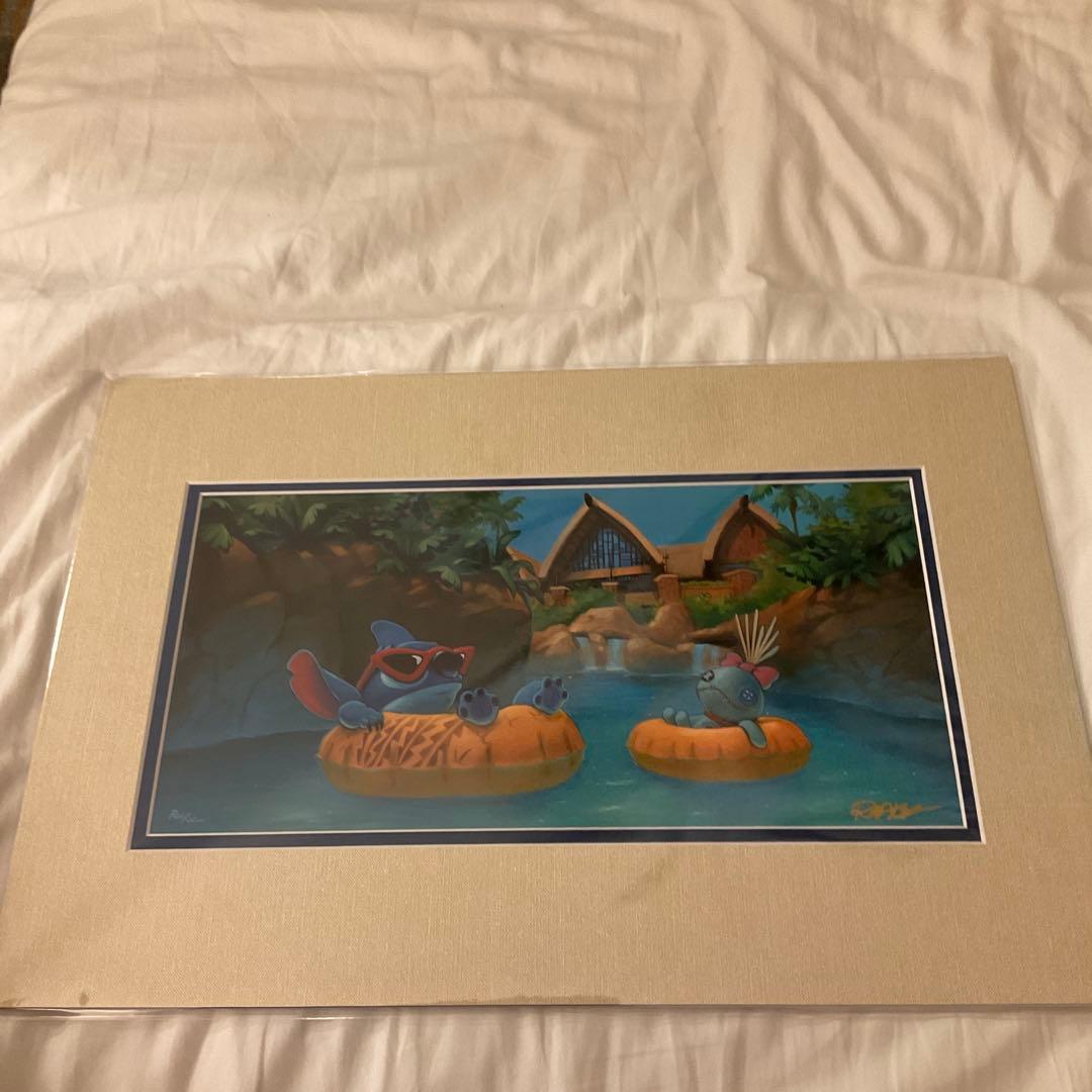 アウラニディズニー　スティッチアート