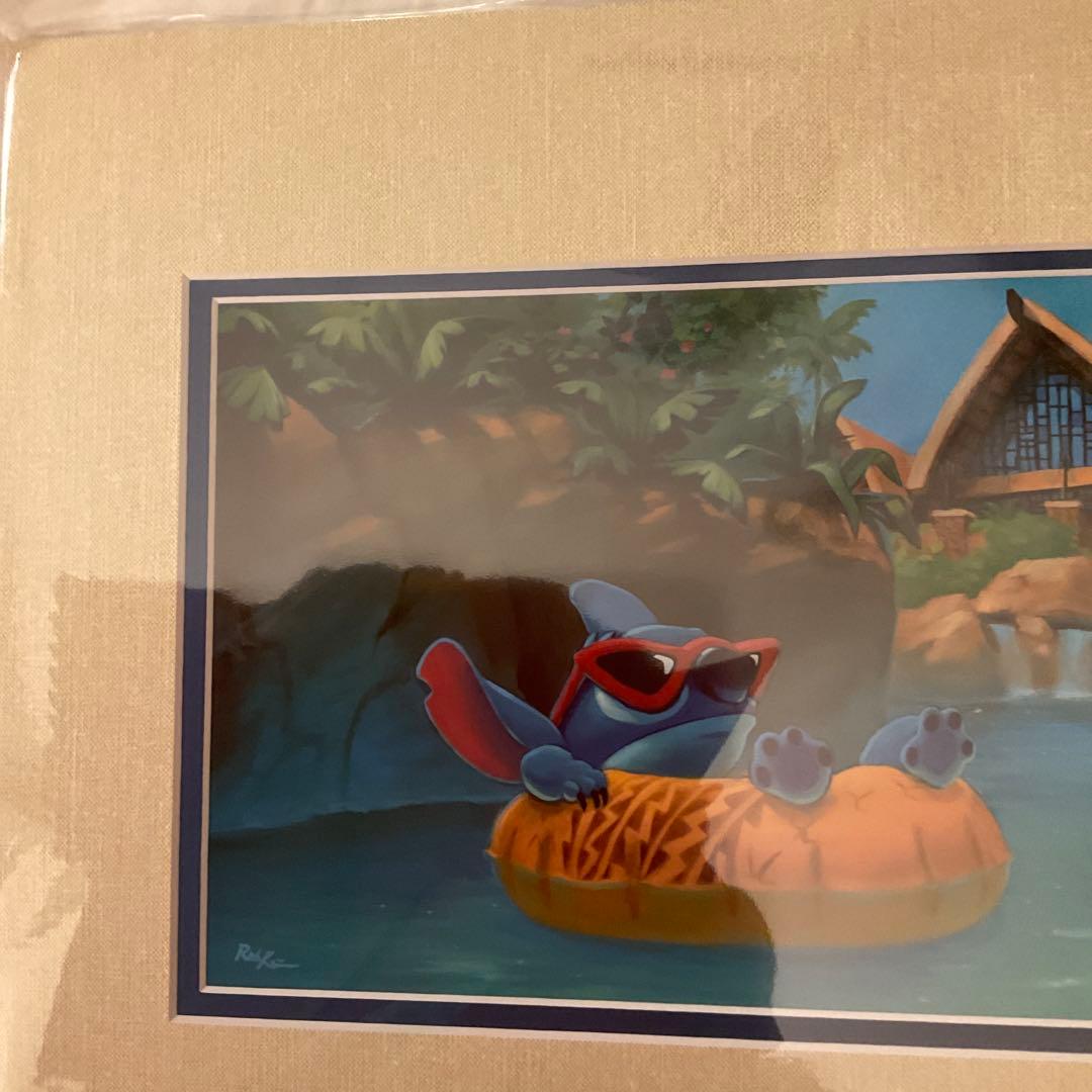 アウラニディズニー　スティッチアート