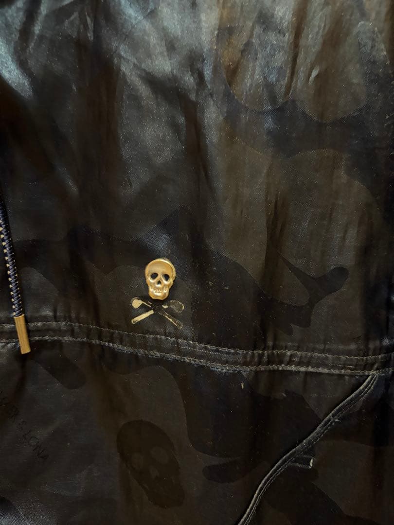 マークアンドロナ　ナイロンジャケット　フード　M相当