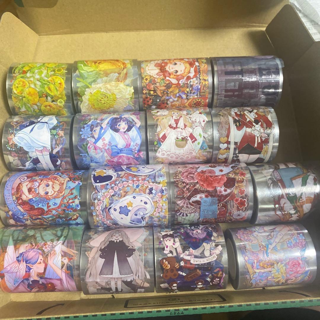 マスキングテープ 人物マステ 中古セット PET まと