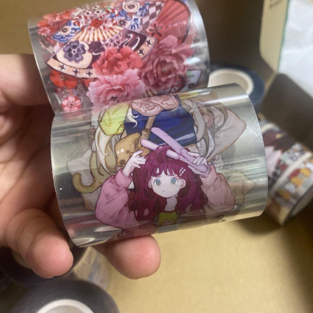 マスキングテープ 人物マステ 中古セット PET まと