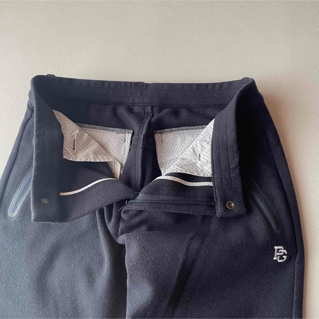 5514【美品】パーリーゲイツ スウェットパンツ ワッペン 23AW ネイビー