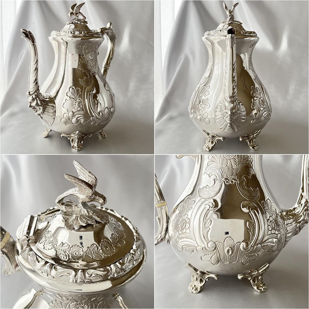 【Cooper Brothers】 ファルコンとマスカロン ティーセット 4点