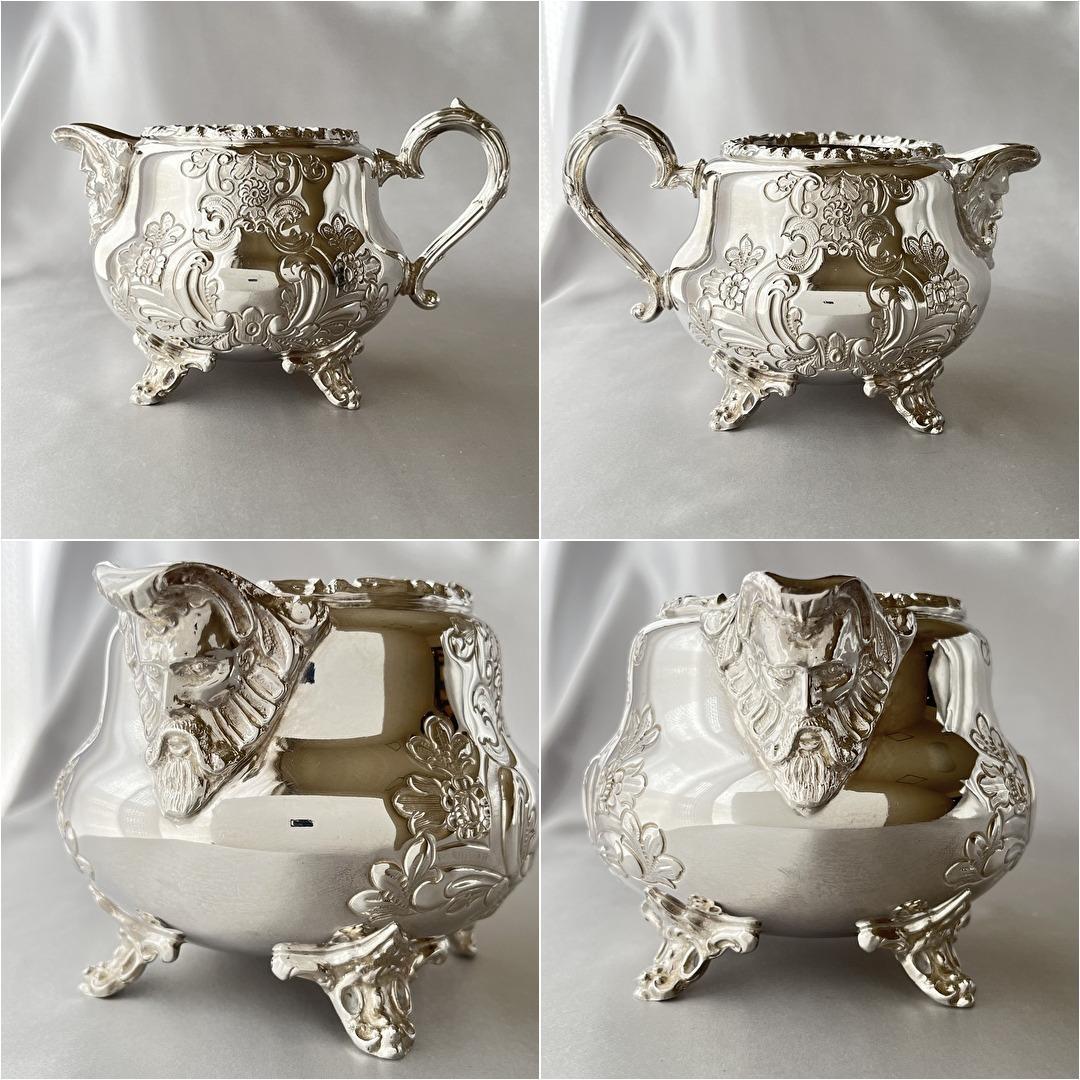 【Cooper Brothers】 ファルコンとマスカロン ティーセット 4点