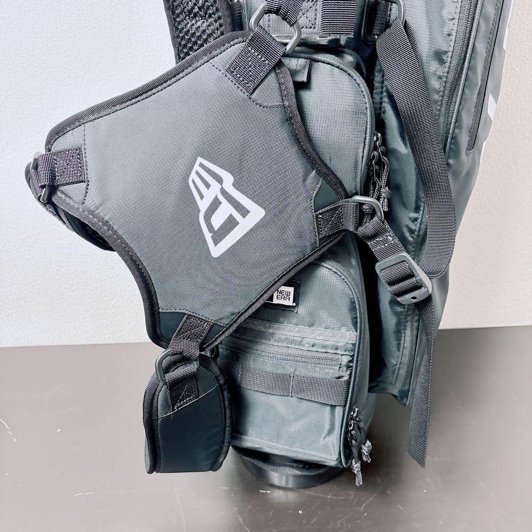 NEW ERA ニューエラ スタンド式 キャディバッグ 9型 美品 黒　綺麗