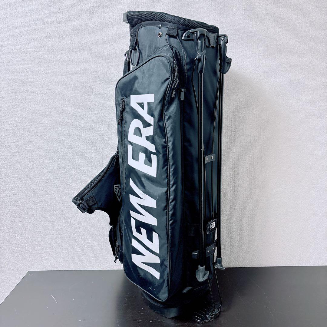 NEW ERA ニューエラ スタンド式 キャディバッグ 9型 美品 黒　綺麗