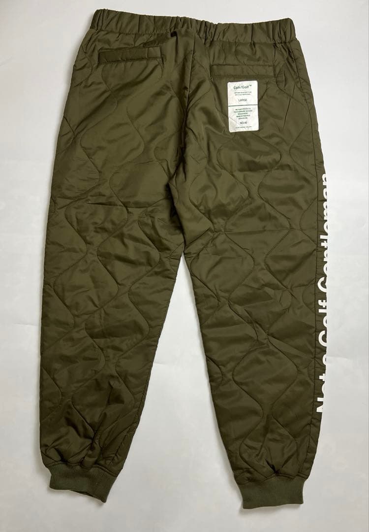 Captains Helm Golf 防寒中綿 セットアップ　オリーブ　L