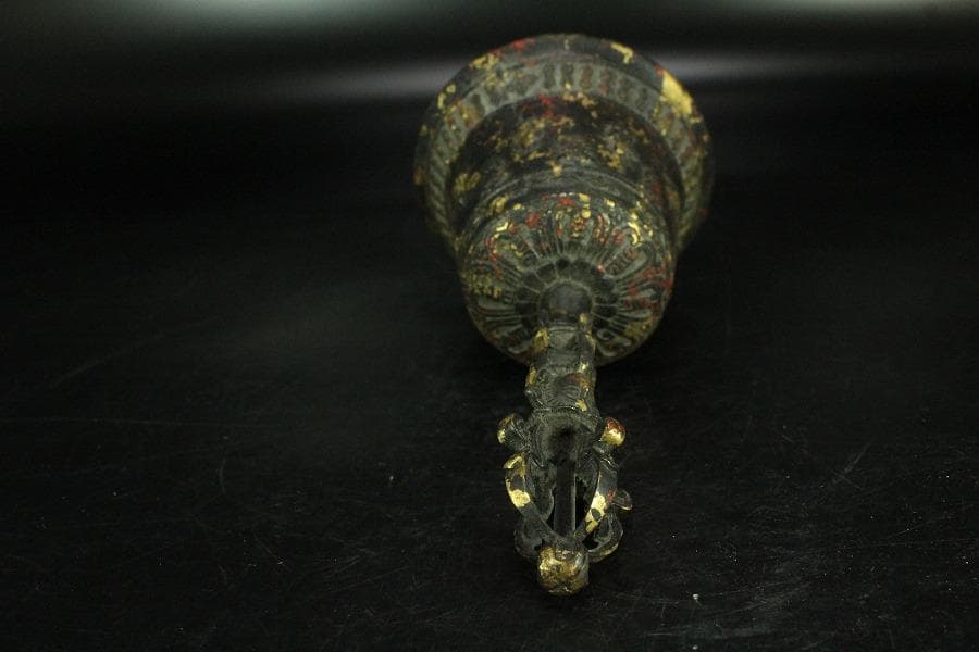 仏教美術 古銅 御鈴 鐘(K-LC972)