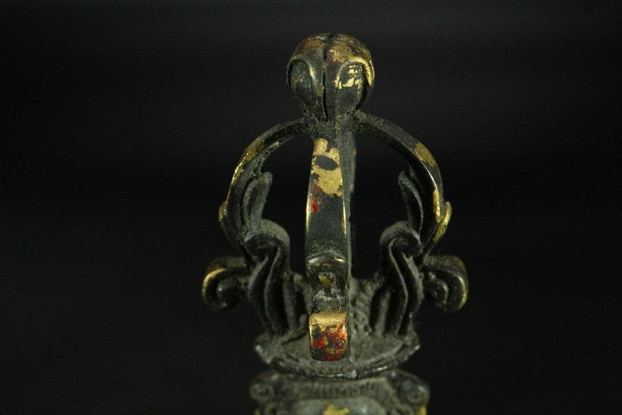 仏教美術 古銅 御鈴 鐘(K-LC972)