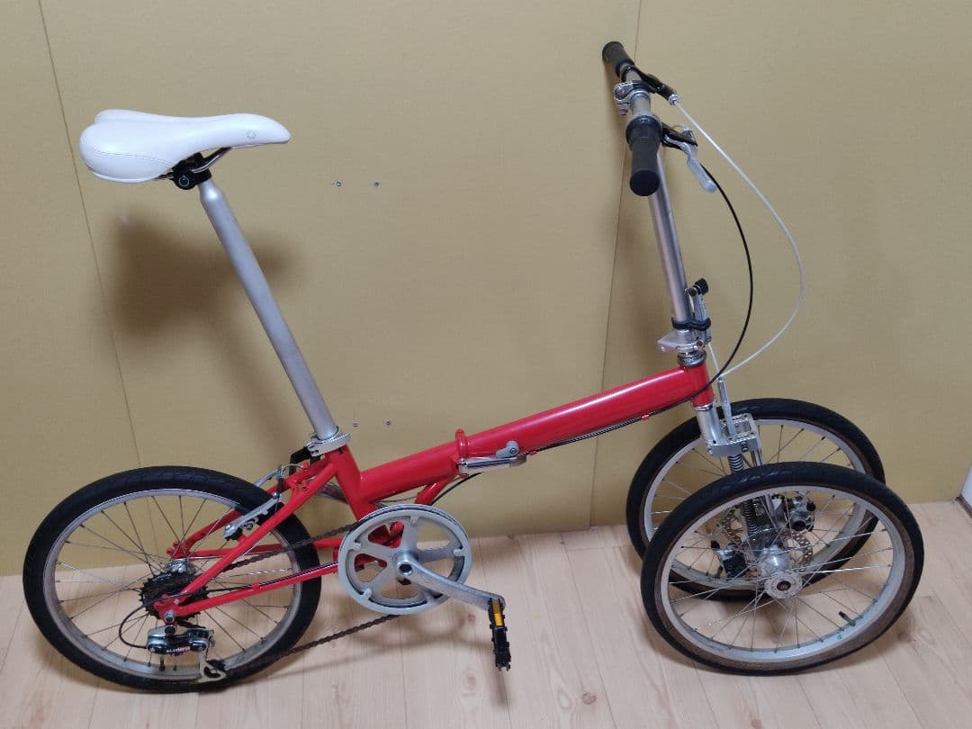 全国送料無料　三輪自転車　折りたたみ　DAHON風　輪行