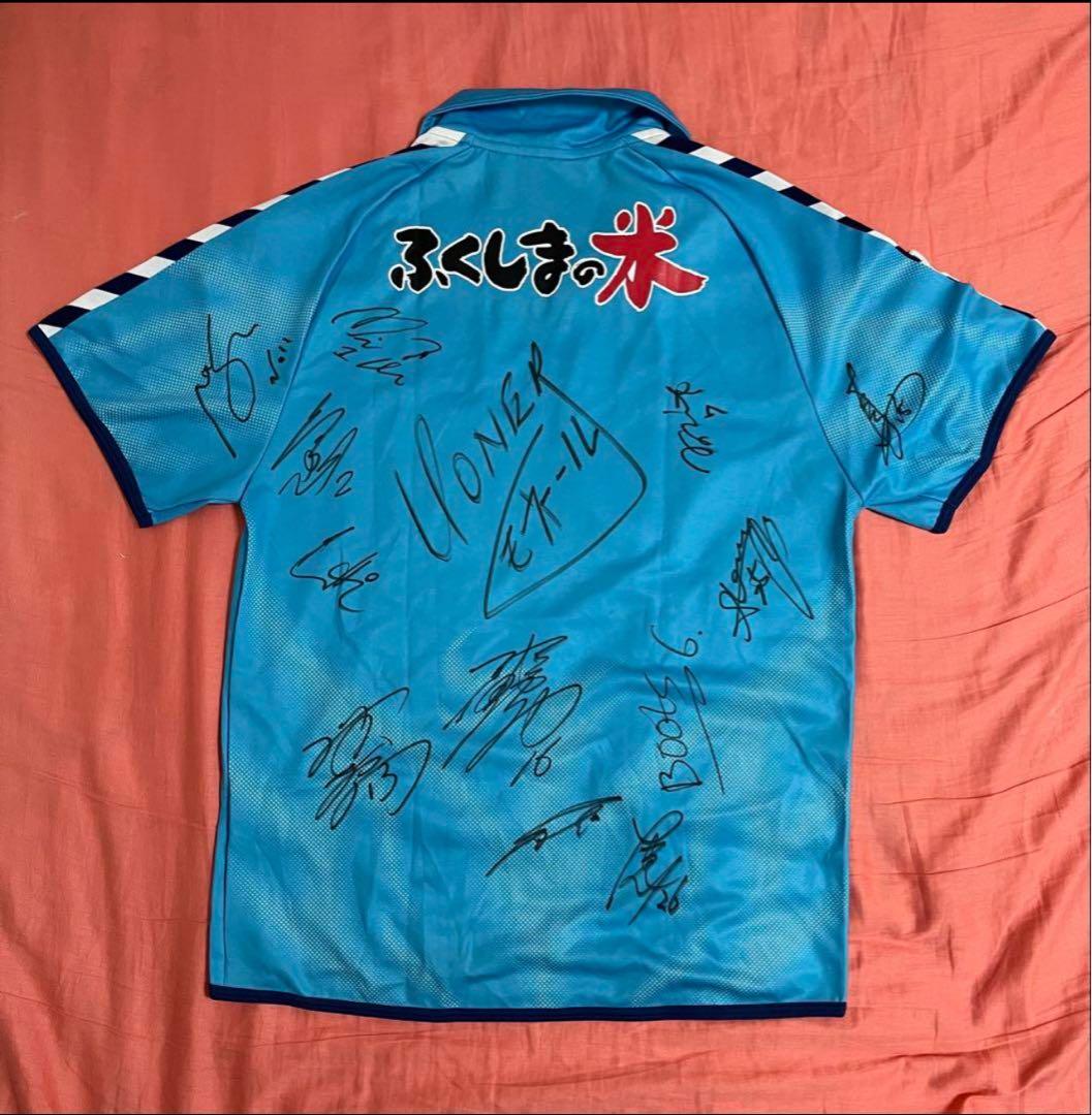 横浜FC 2002-2003サイン入ホームユニヒュンメルS 新品未使用