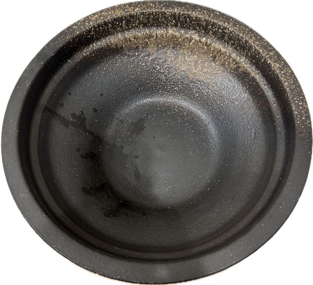 黒色のメダカ鉢 金魚鉢　睡蓮鉢　直径約44cm