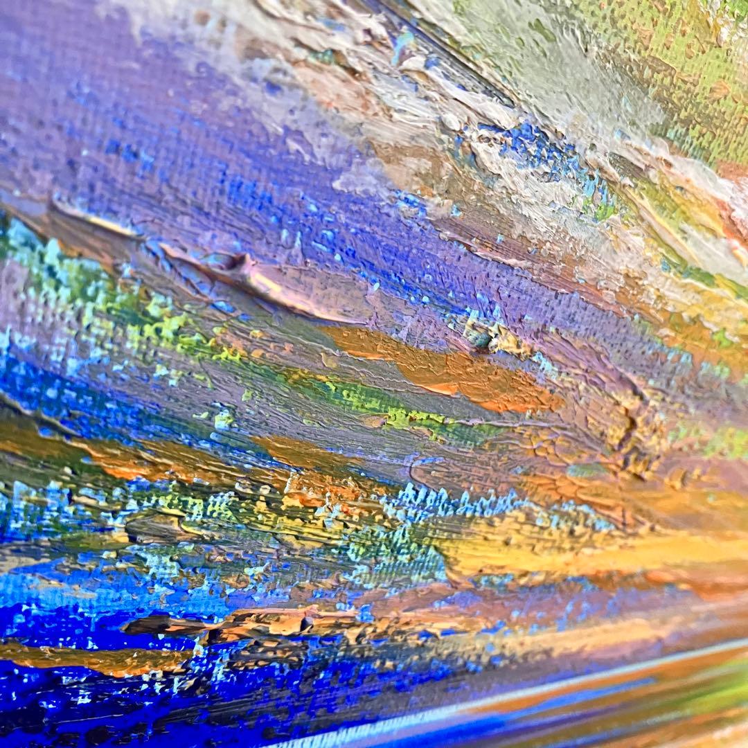 sunset＊4号キャンバス　絵画　原画　風景画　海　ハワイ　沖縄　夕日