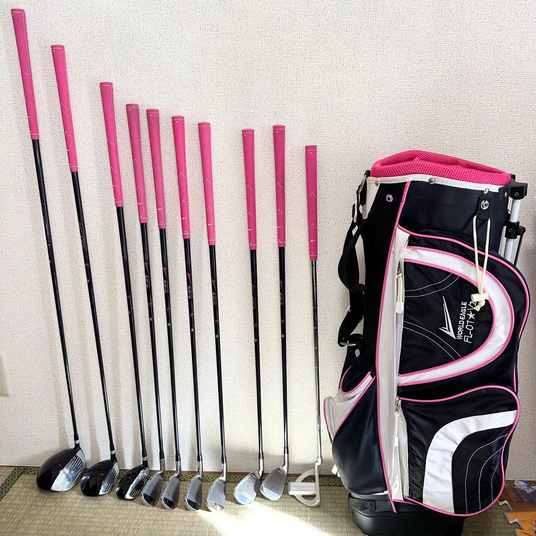 WORLD EAGLE レディース ゴルフクラブ 10本セット FL-01 V2