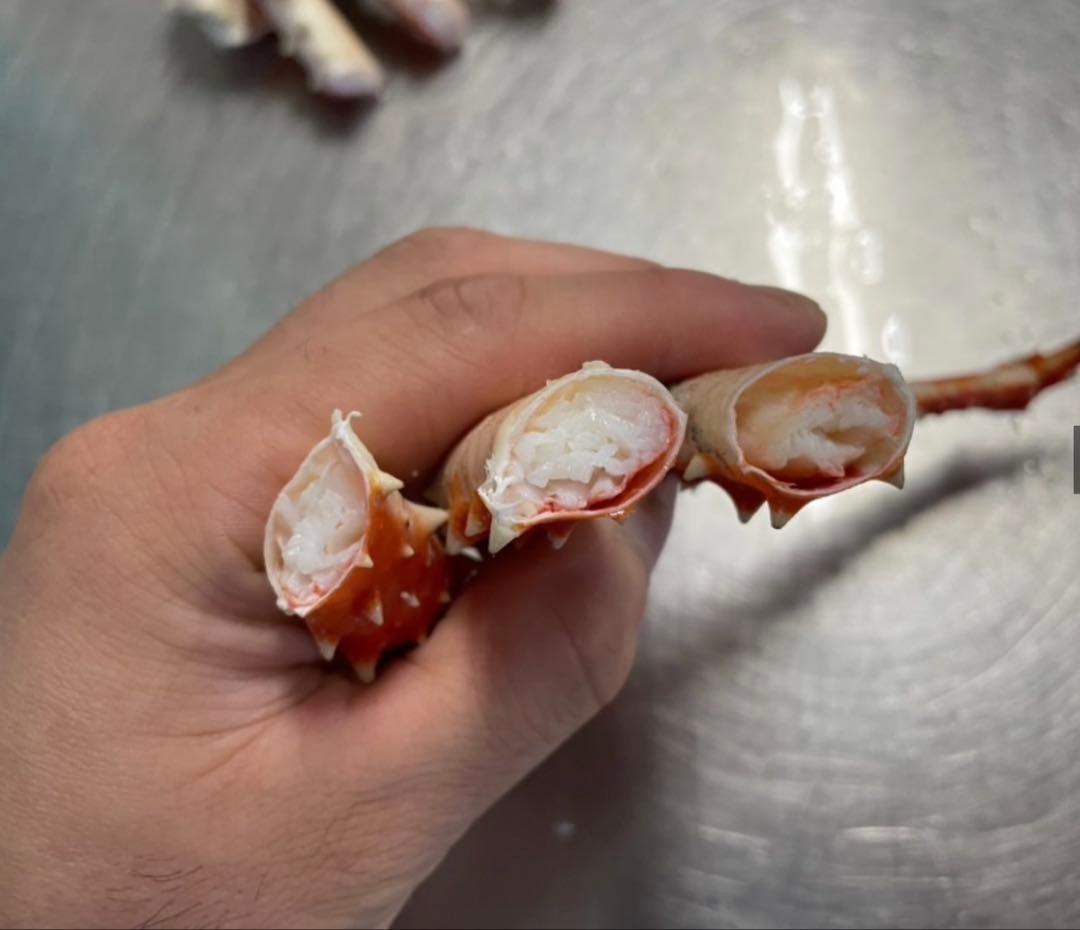 北海道産 タラバ蟹 2.4kg (800g×3p) 折れあり