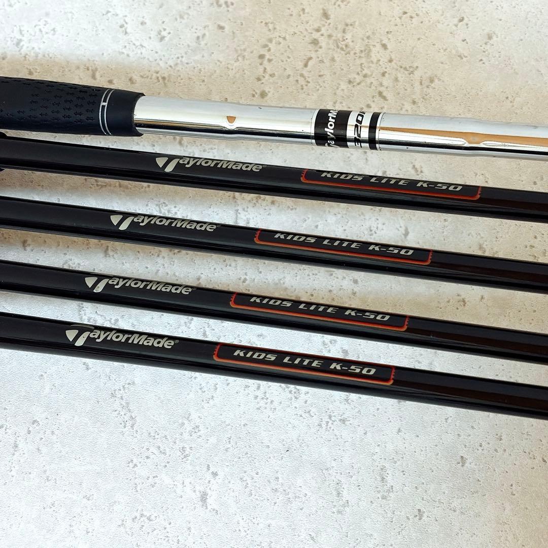 美品 テーラーメイド 320K ゴルフセット キッズ 5本 スタンド式バッグ付