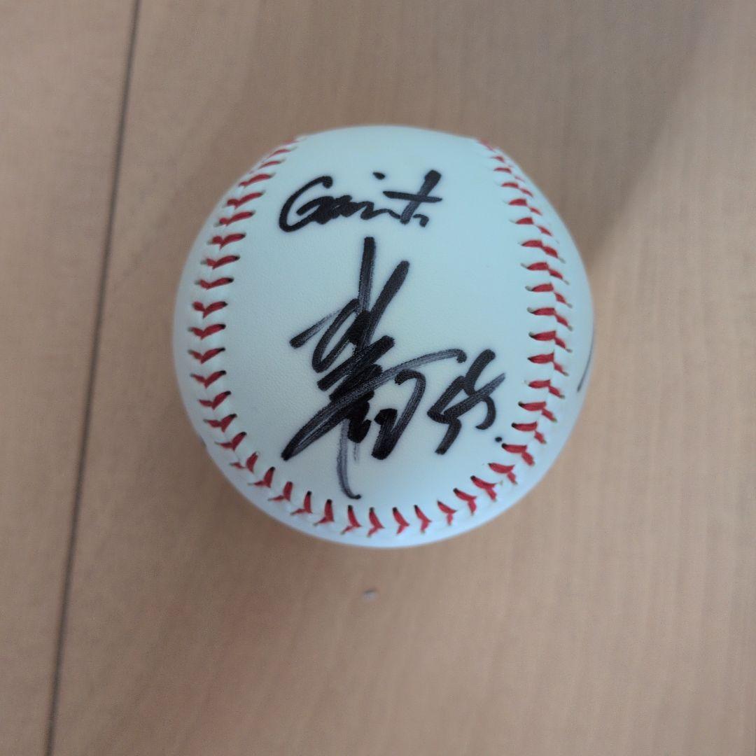 長嶋茂雄　松井秀喜　清原和博　直筆　サイン　野球　ボール 巨人　ジャイアンツ