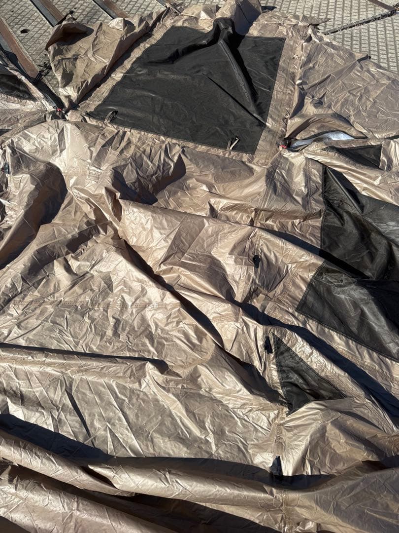 ヴァストランド　キャンプテント トンネルテント デュオ　アルミポール付き