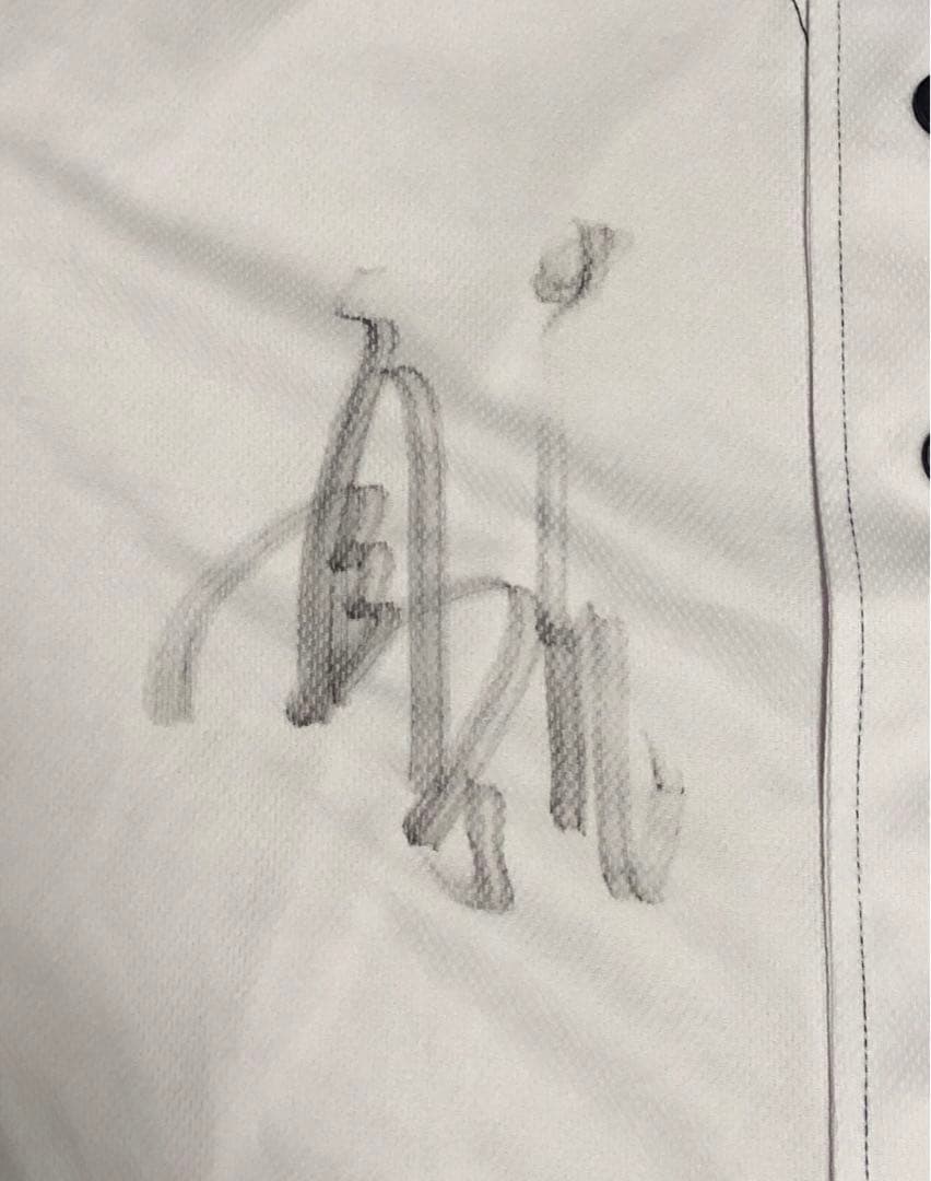 中日ドラゴンズ　オフィシャルファンクラブ　ユニフォーム　立浪和義　直筆サイン入り