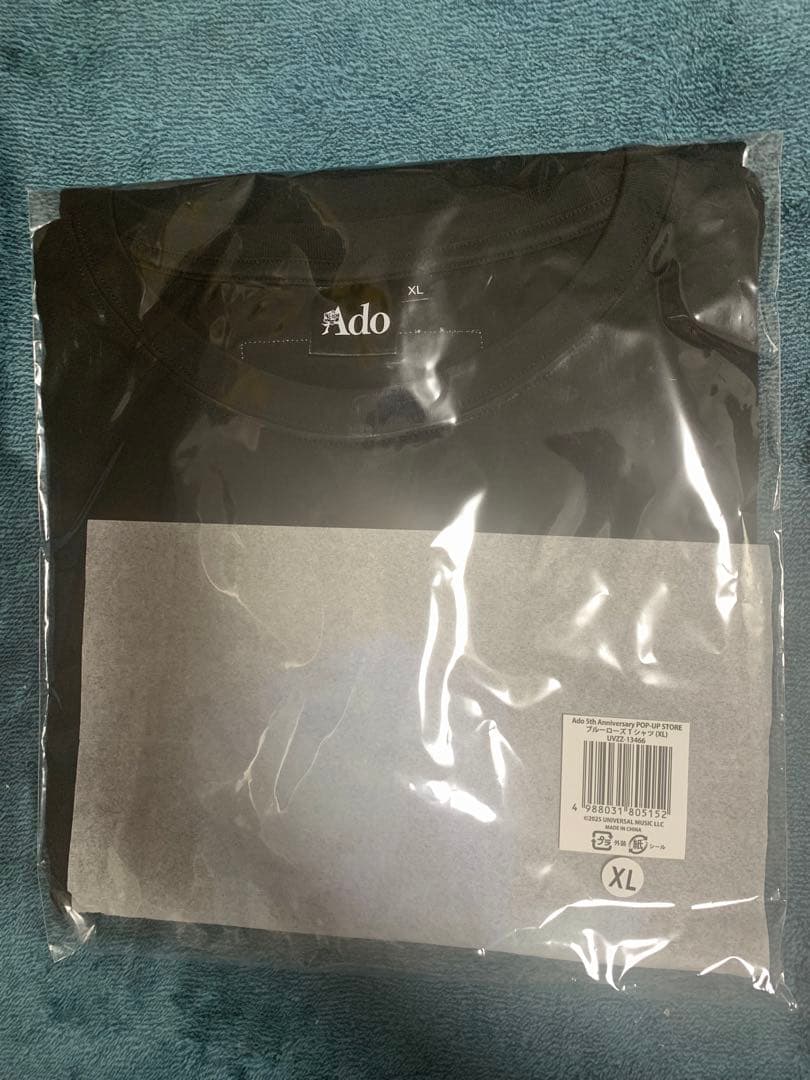 ado 5周年 POPUP ブルーローズ Tシャツ XLサイズ　よだか
