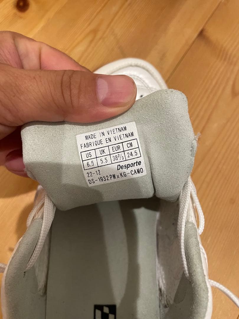 テッサライト　ID2 フットサルシューズ ホワイト/グリーン