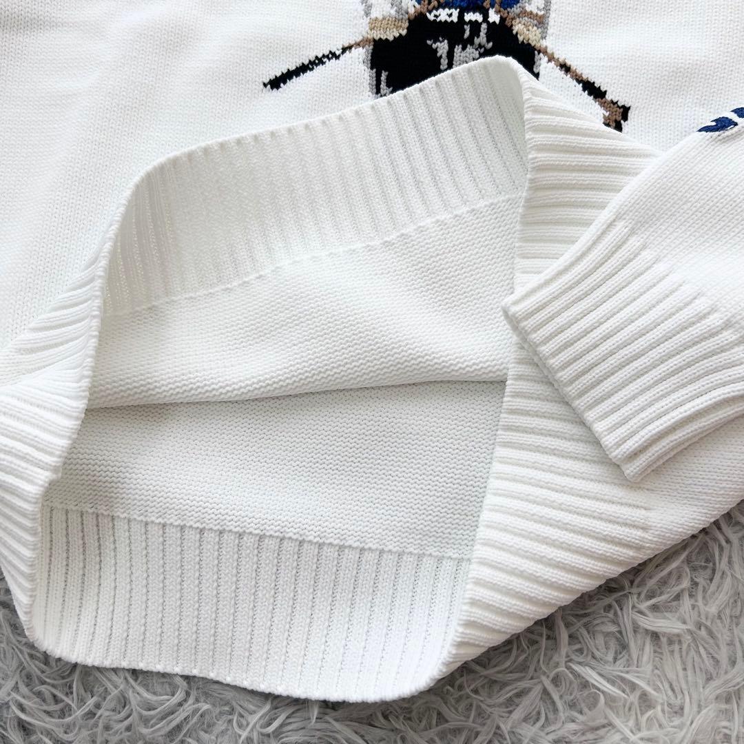 新品　パーリーゲイツ　ニット　セーター　ラビット　うさぎ柄　ホワイト　サイズ0