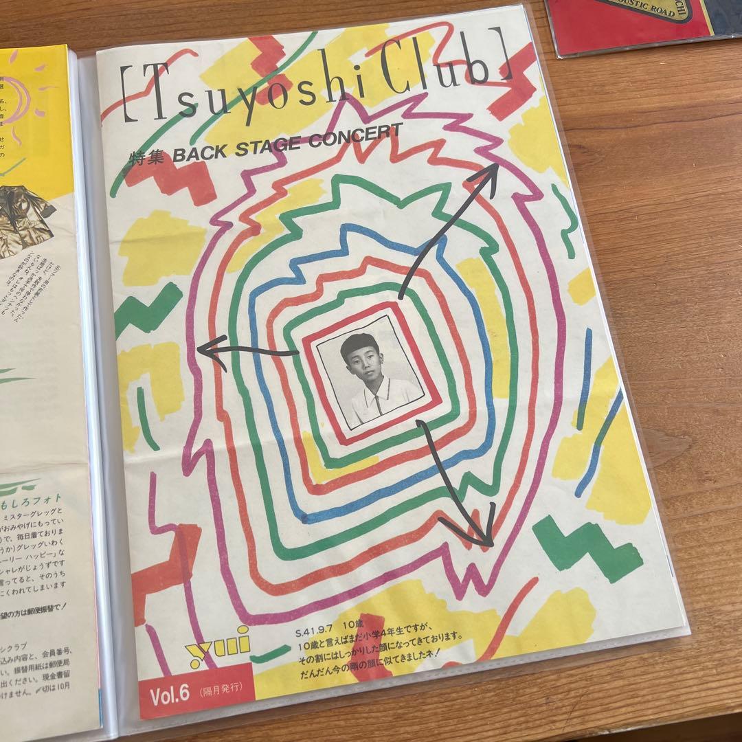 長渕剛ファンクラブ会報　創刊号2.3.4.5.6.9