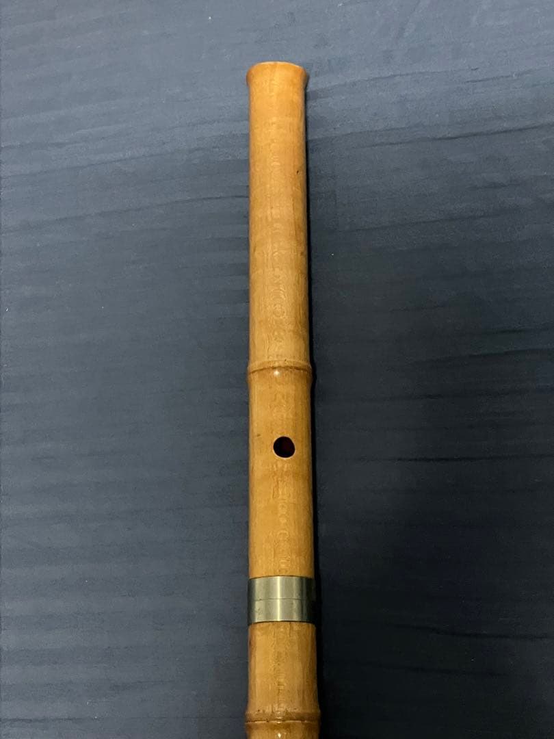 【美品】尺八 竹製 （2尺約60cm・中継ぎタイプ）