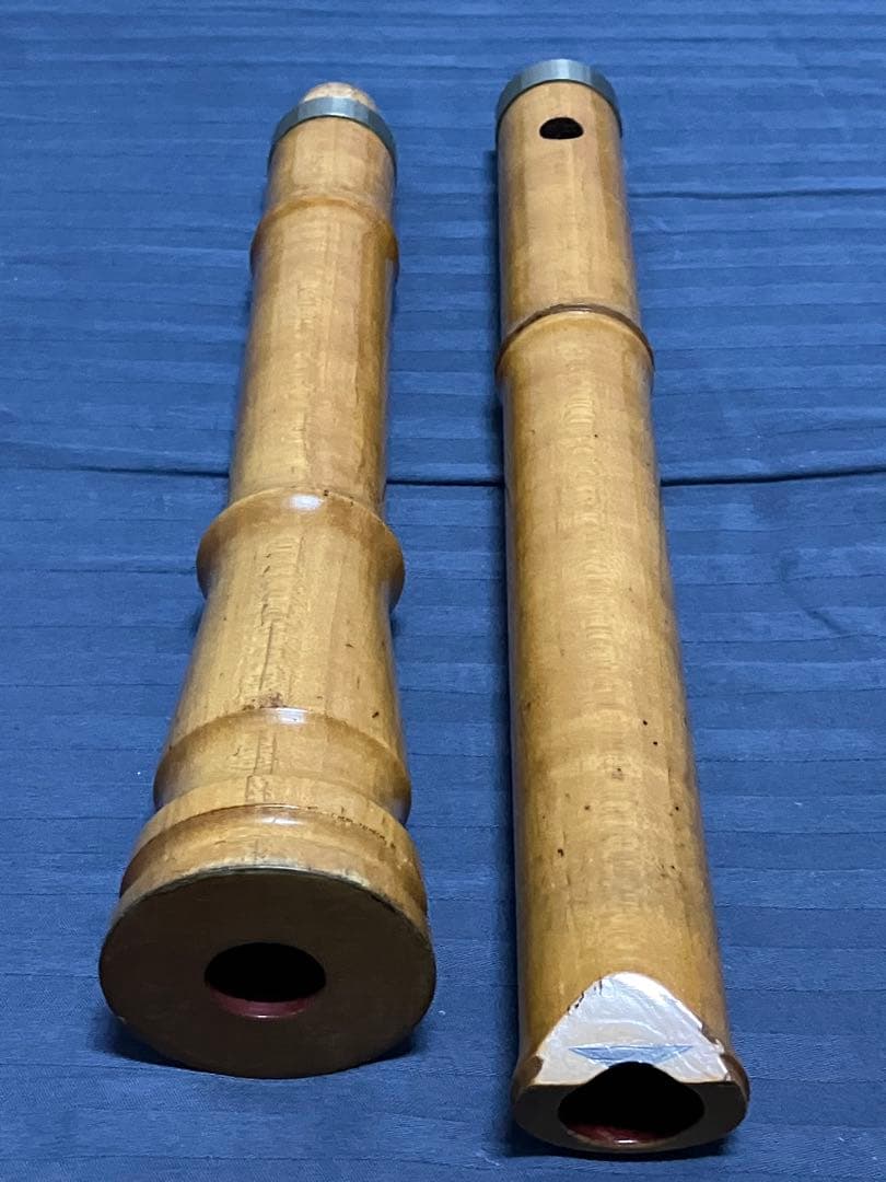 【美品】尺八 竹製 （2尺約60cm・中継ぎタイプ）