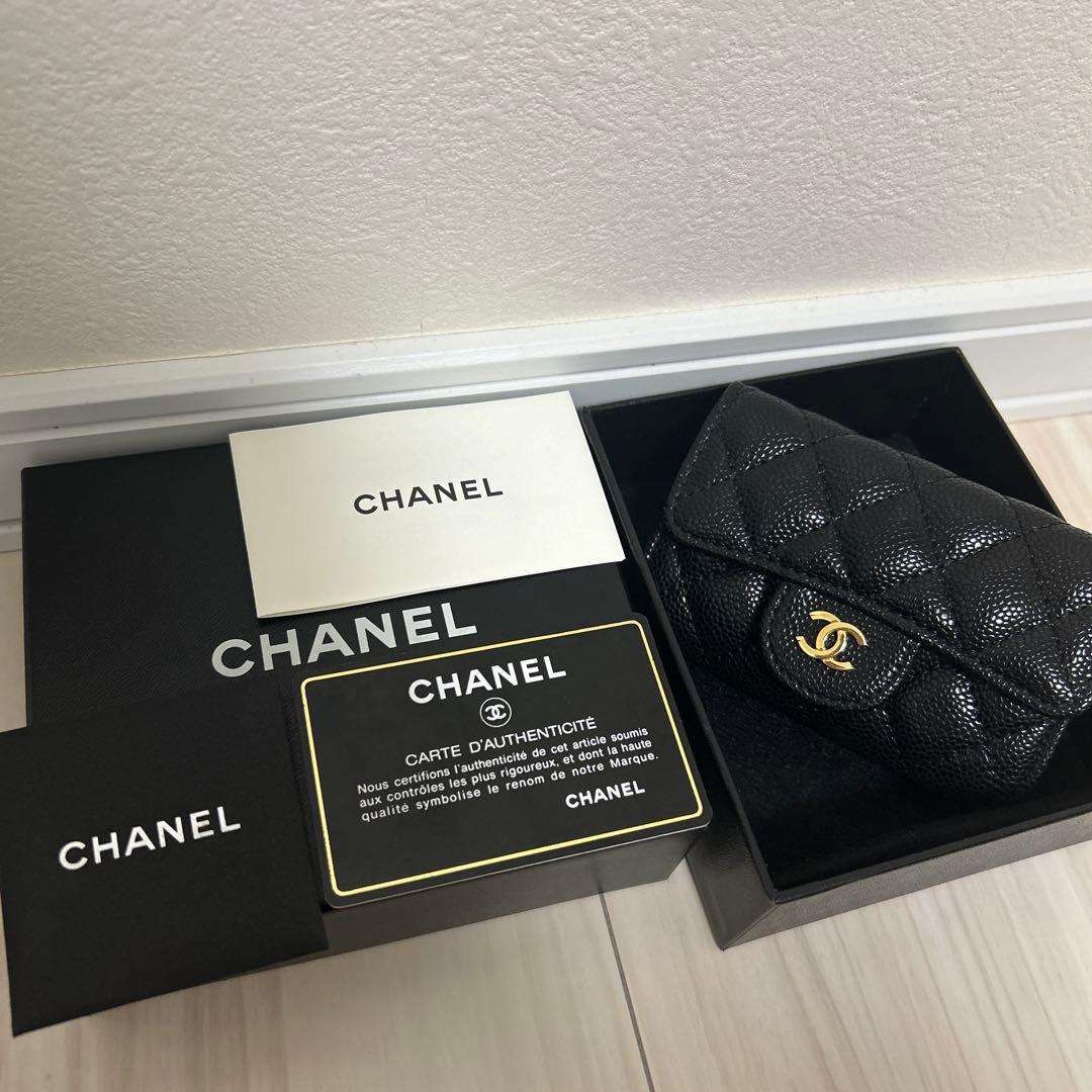 シャネル 財布 折りたたみ カードケース コンパクト ノベルティ