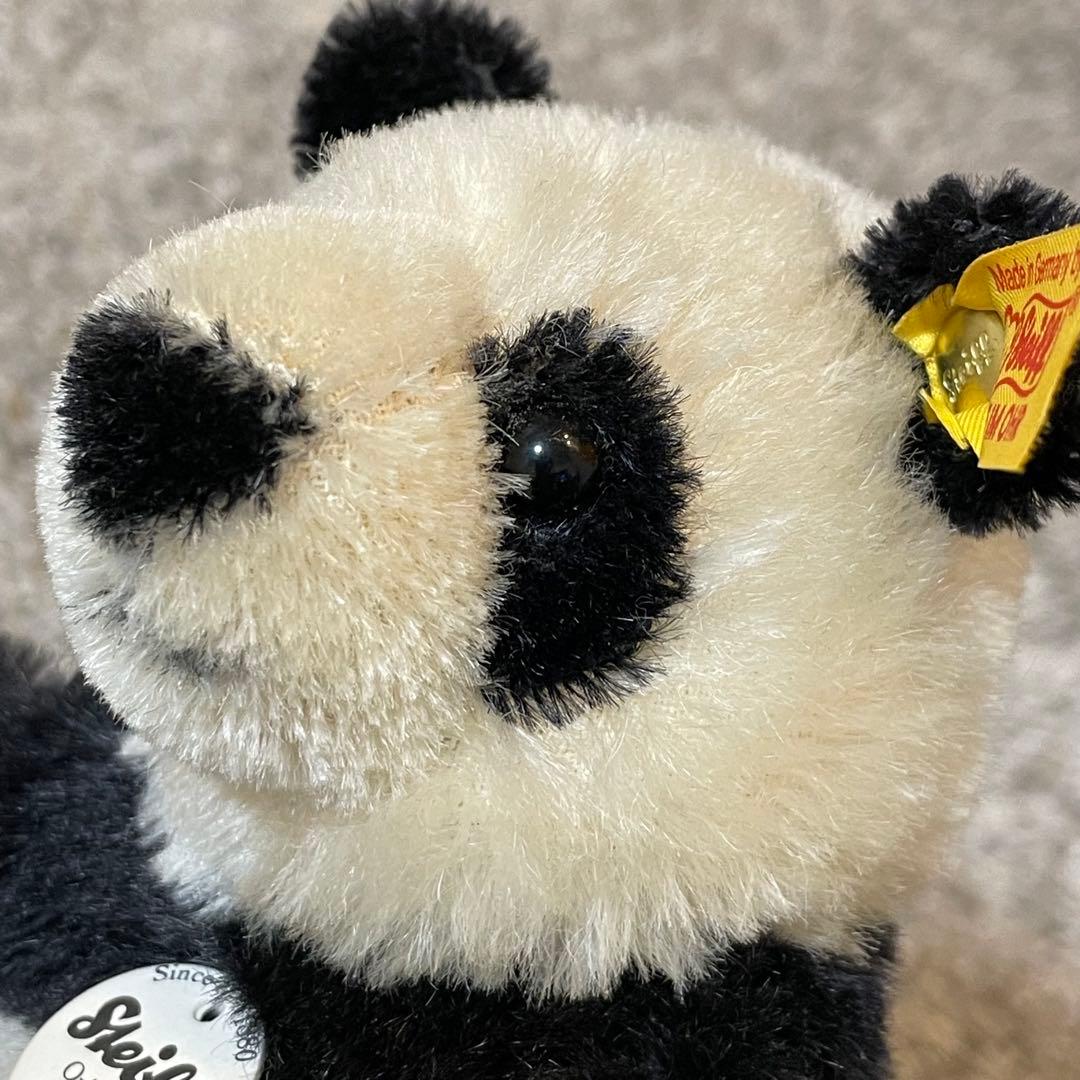 中古 シュタイフ ポニー パンダ EAN060182 Steiff シュタイフ