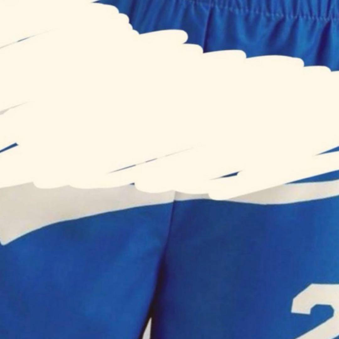 チアリーディングウェアセット (青・白・赤)