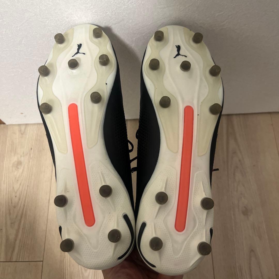 PUMA KING サッカーシューズ ブラック/ホワイト/レッド