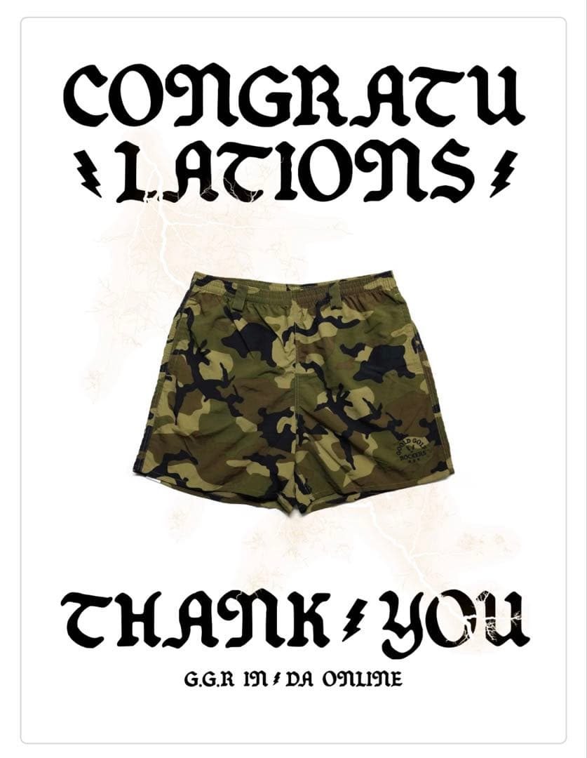 goold golf rockers ゴールドゴルフロッカーズ L　迷彩