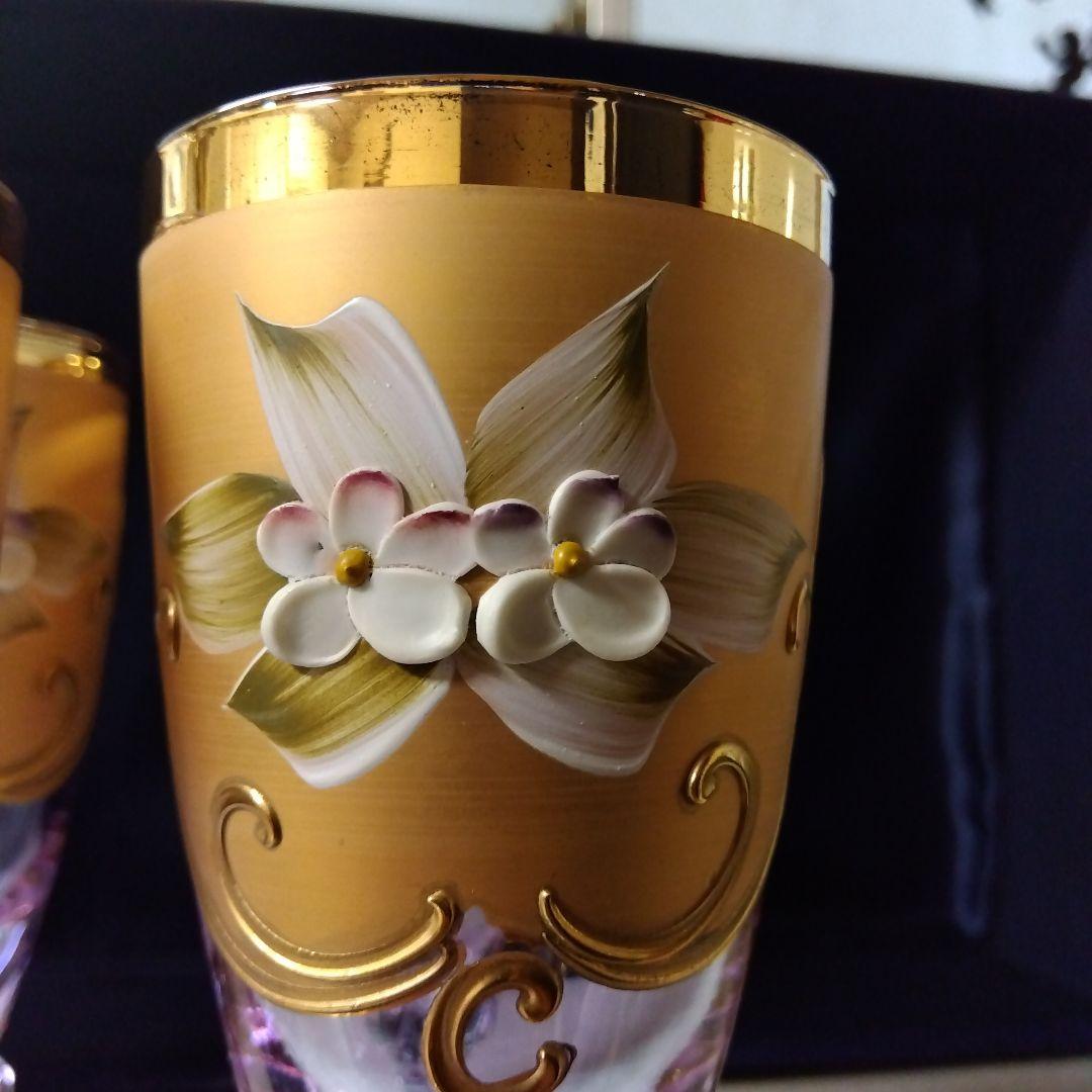 ベネチエアグラスセット　イタリア製