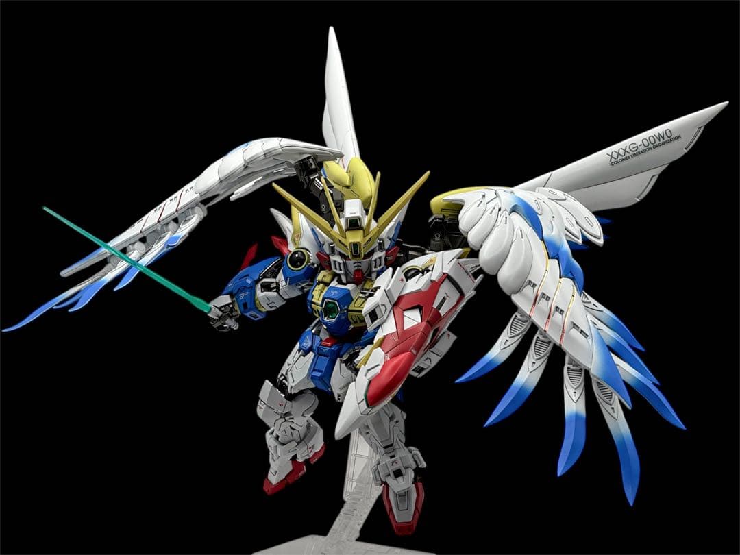 【バンダイ正規品・全塗装】MGSD ウイングガンダムゼロ EW 完成品