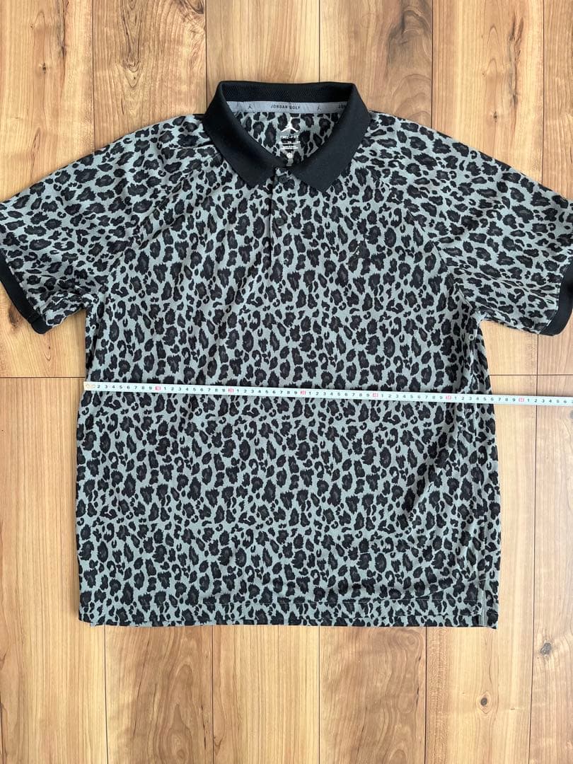 【美品】ジョーダンDri-FIT スポーツ ゴルフポロシャツ ヒョウ柄