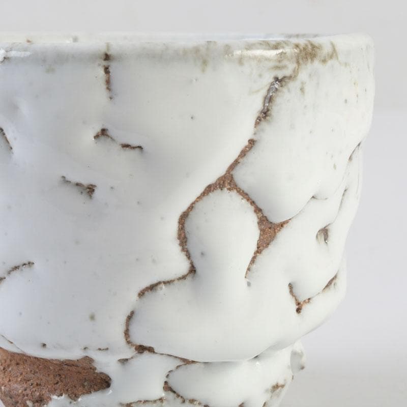 萩焼　三輪休雪造　酒盃　ぐい呑　共箱　V　9618