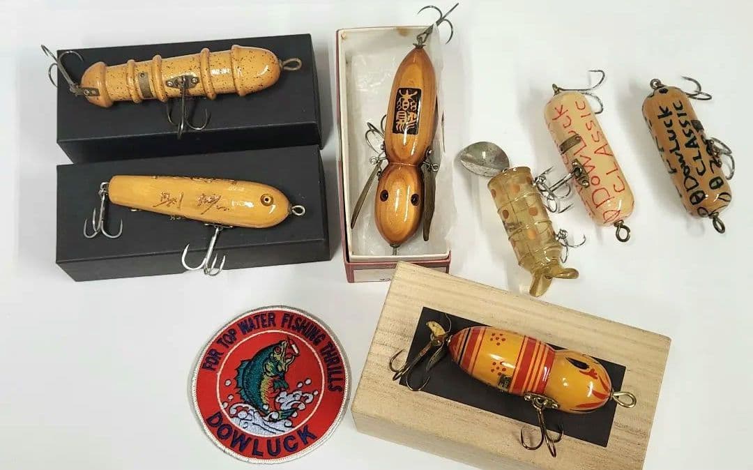 道楽、トップウォータールアー　DOWLUCK セット　ワッペン