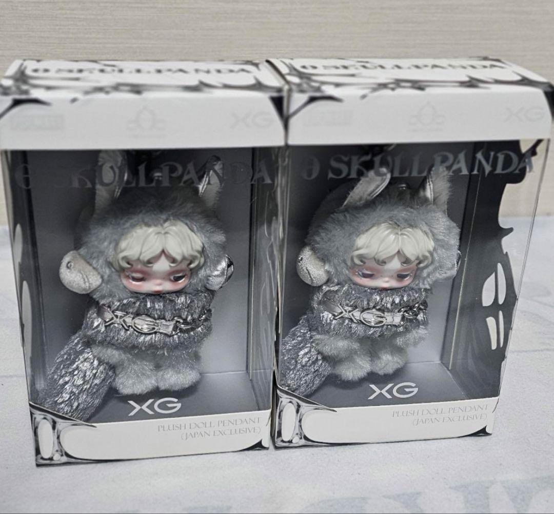 新品未開封/正規品】POPMART XG スカルパンダぬいぐるみペンダント2個