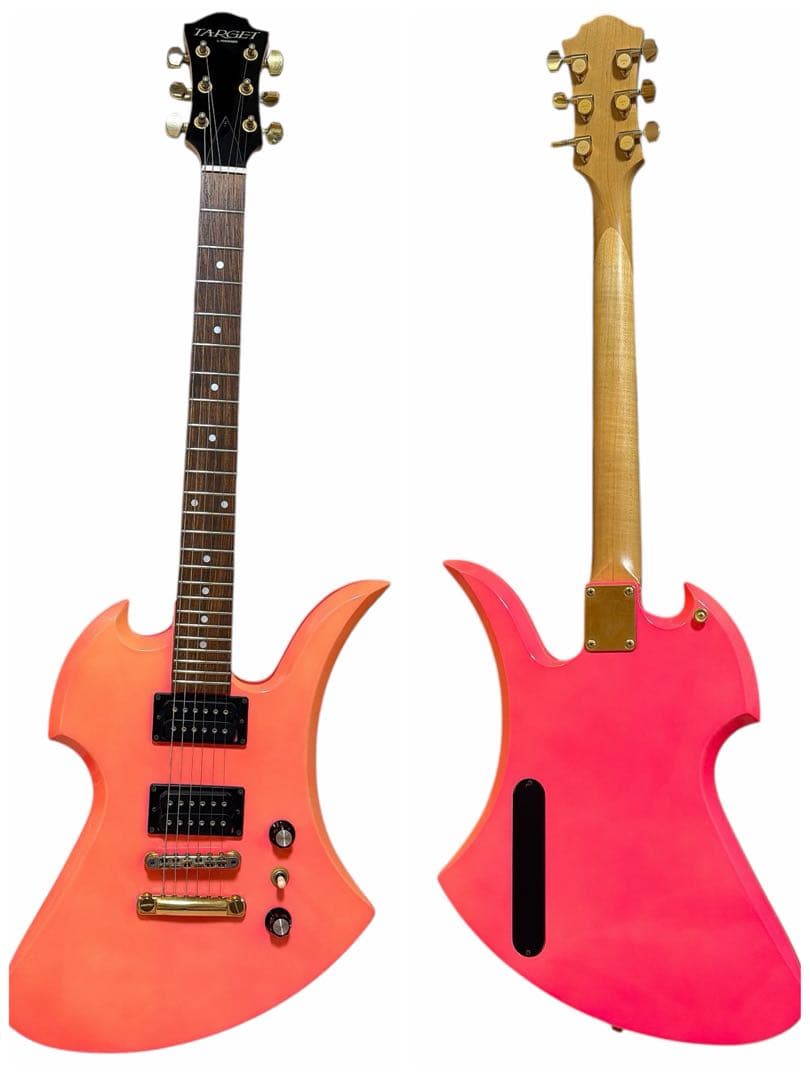 TARGET FERNANDES エレキギター モッキンバード ピンク hide