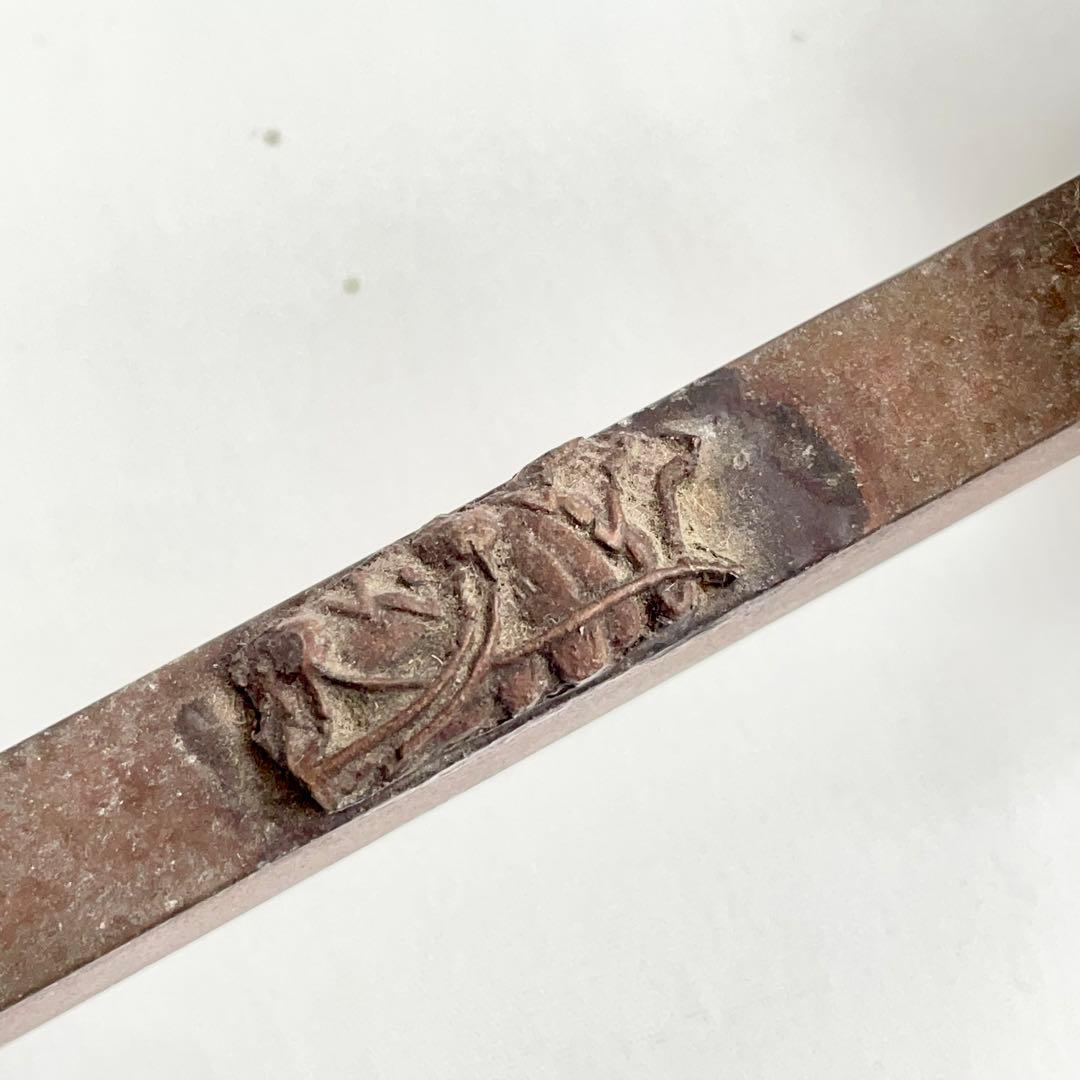 銅製 矢立 筆記具 布袋 アンティーク 骨董 大きいサイズ