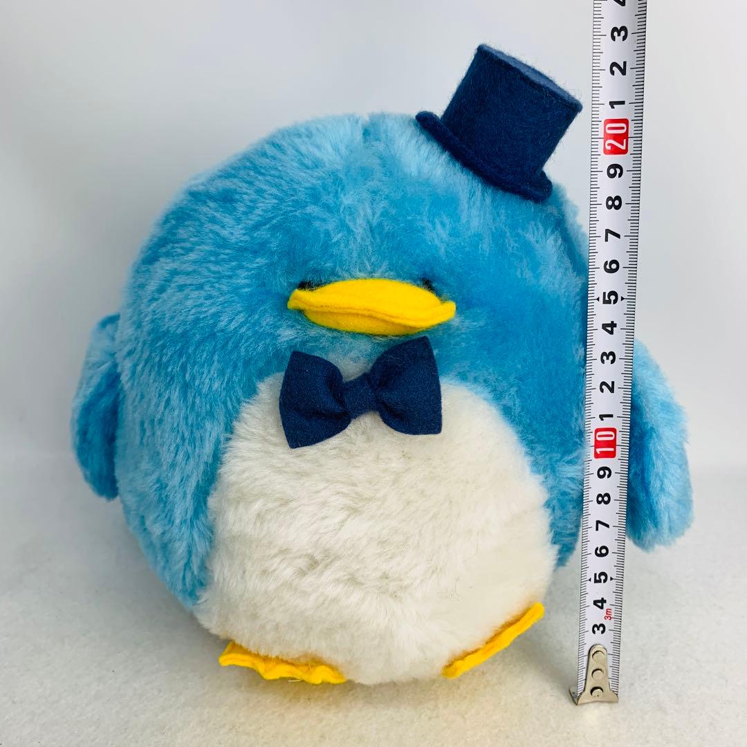 日本製　タキシードサム　ぬいぐるみ　レトロ　青　ブルー　サンリオ