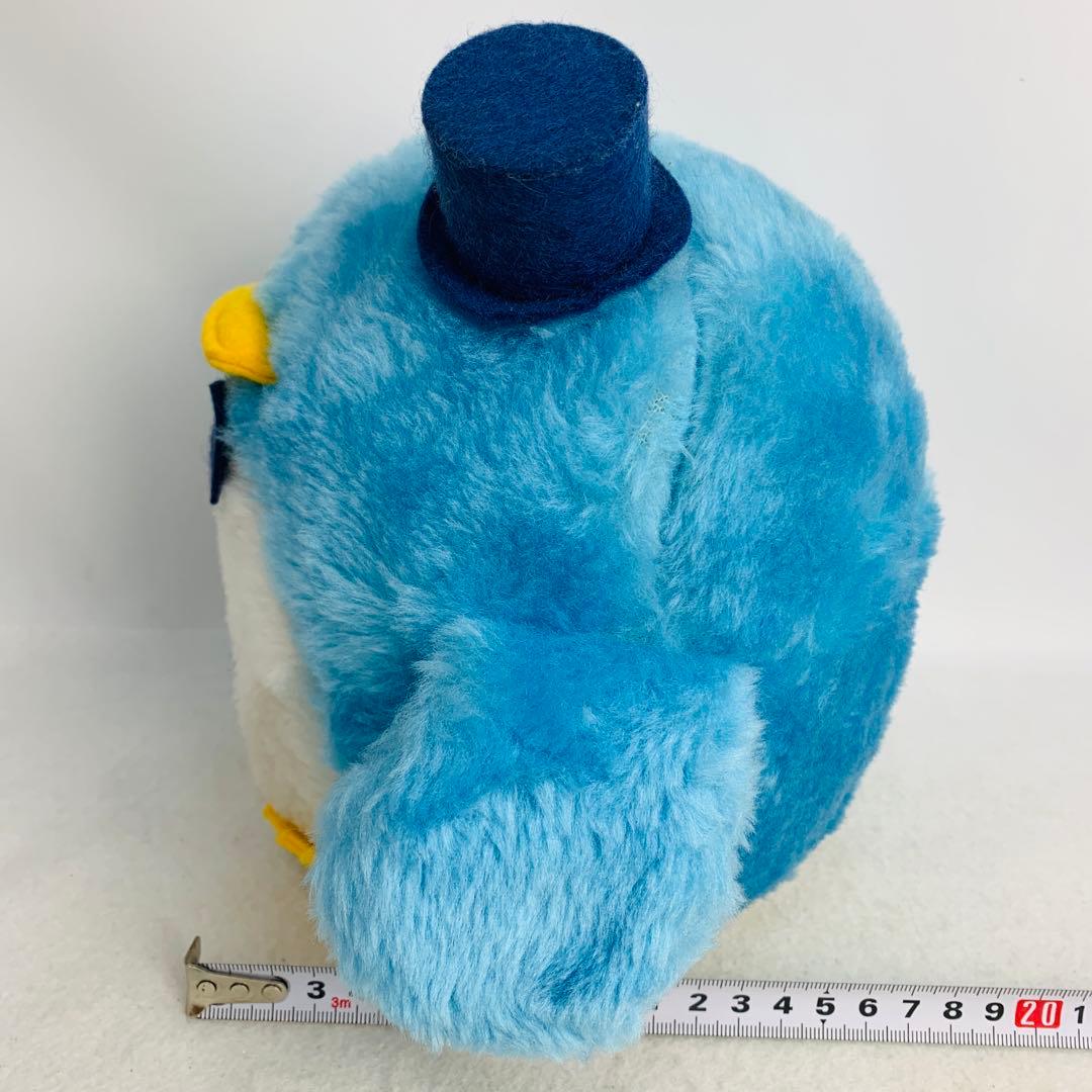 日本製　タキシードサム　ぬいぐるみ　レトロ　青　ブルー　サンリオ