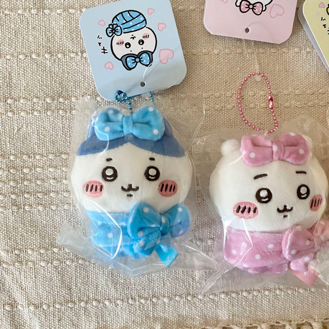 ちいかわ ハチワレ うさぎ おくるみ ３個セット マスコット キーホルダー
