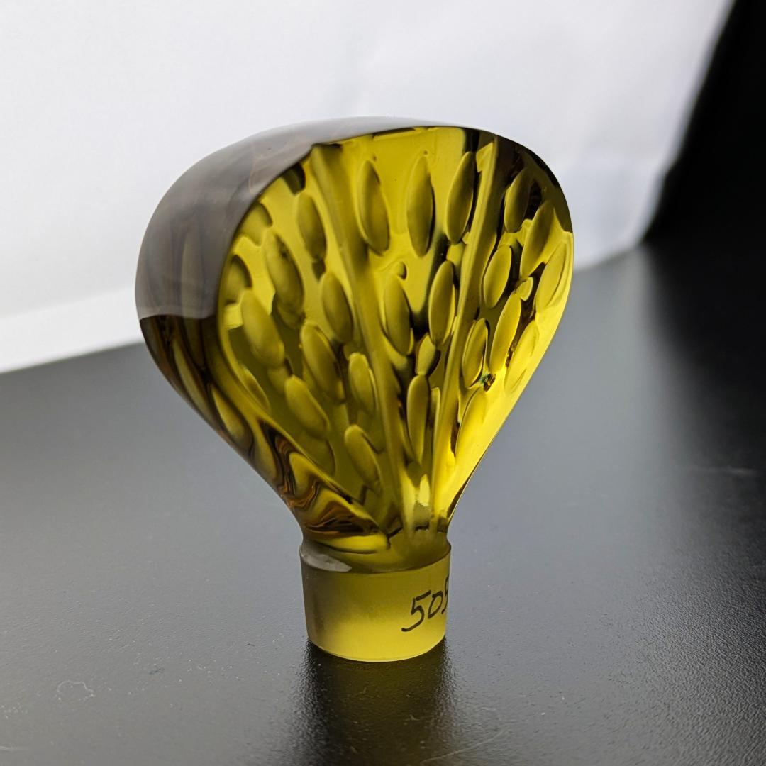 芸術的刺激に惹かれる★ラリック ミラベル アンバー 13㎝ 香水瓶 箱付き