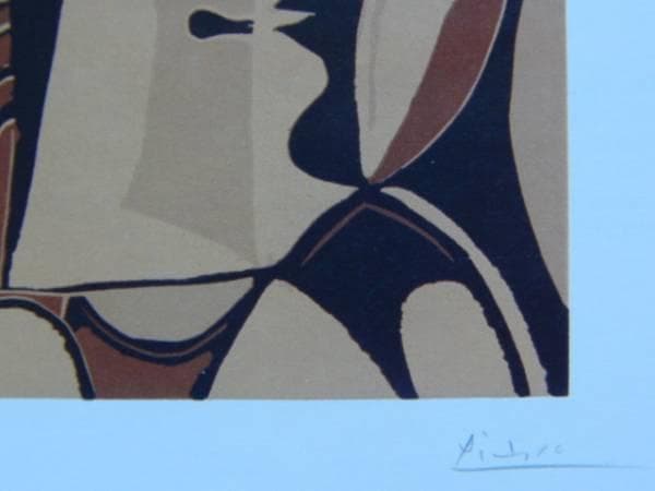 Pablo Picasso、FEMME AU CHAPEAU、海外版希少レゾネ